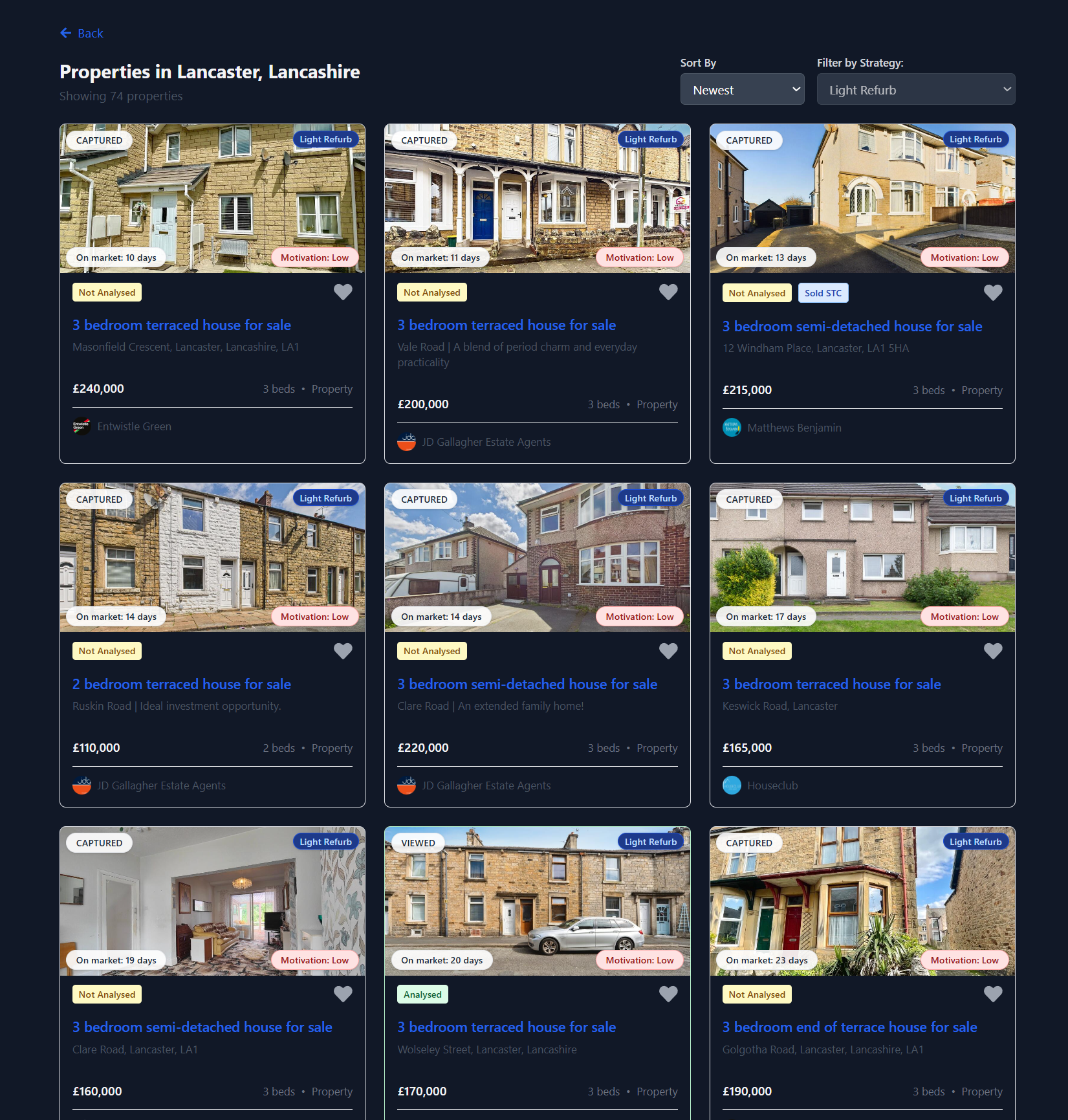 search results from assistant