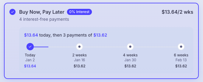 Business using Gratify white label BNPL solution