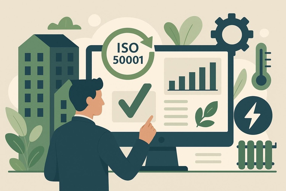 Energiemanagement nach ISO 50001: Energieverbräuche systematisch erfassen, analysieren und optimieren.