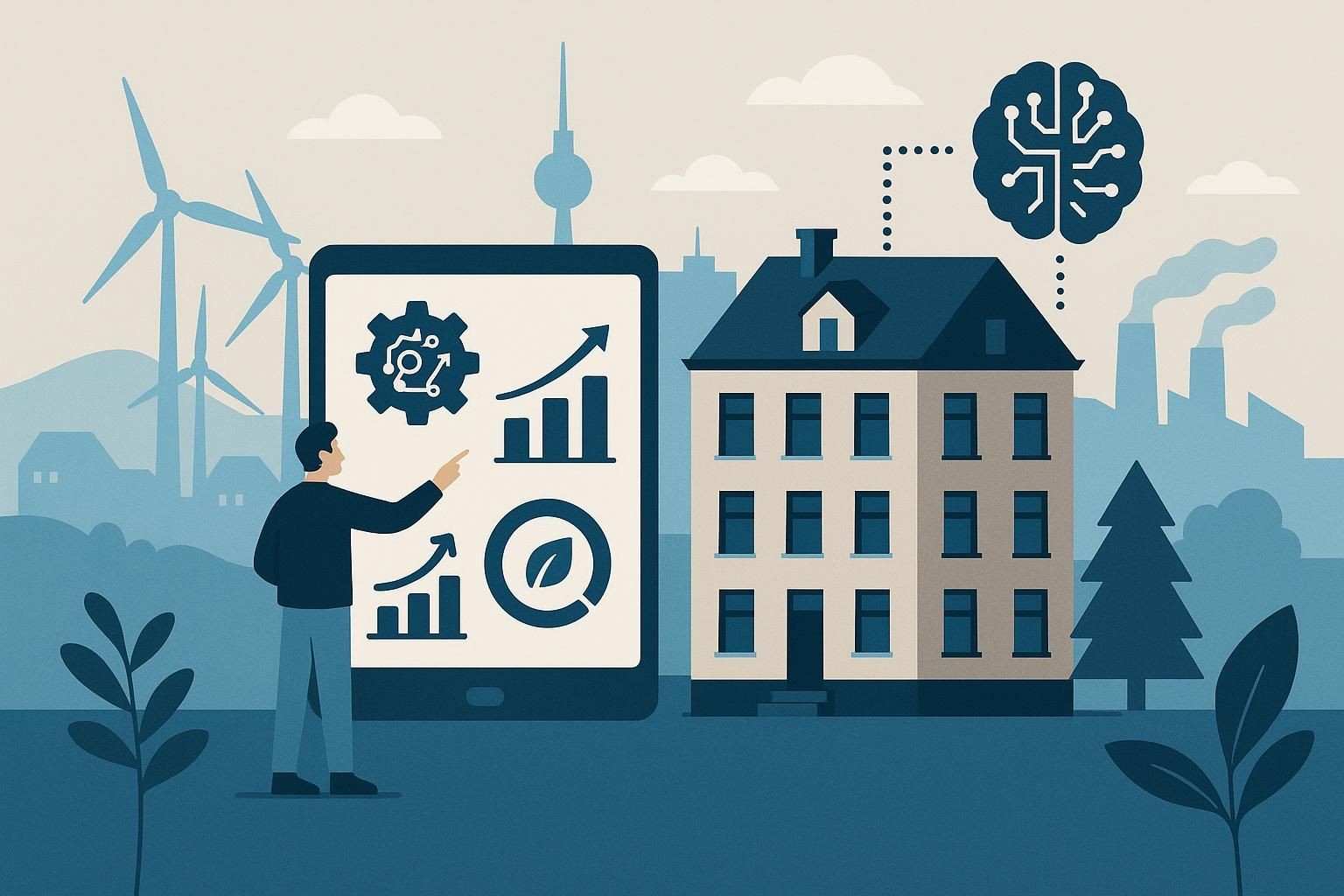AI-powered optimization in existing buildings: using operational data intelligently to continuously improve energy efficiency.