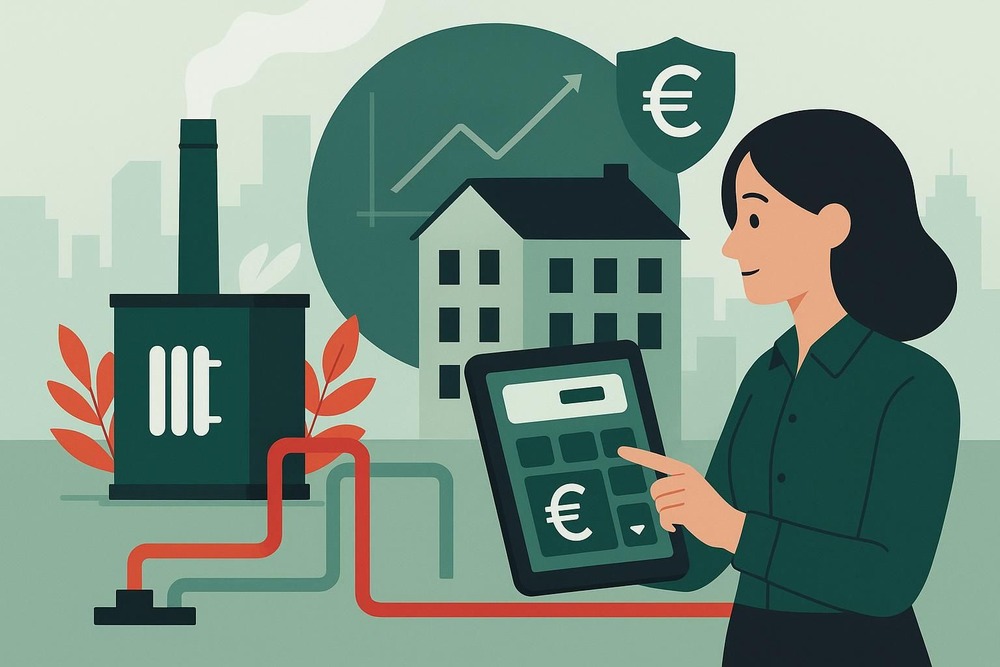 Reducing heating costs in existing buildings: identifying efficiency potential and optimizing system operation economically.
