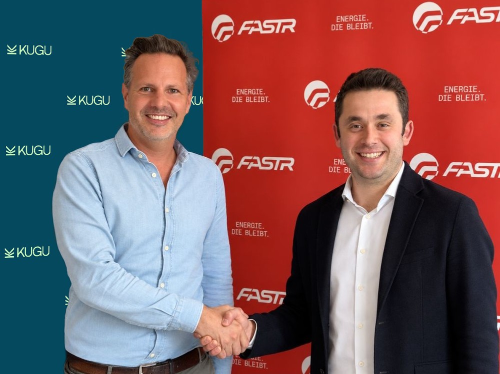 Christopher von Gumppenberg (KUGU) und Enno Philipps (FASTR) sprechen über die gemeinsame Energiemanagement-Lösung „Pulse“.