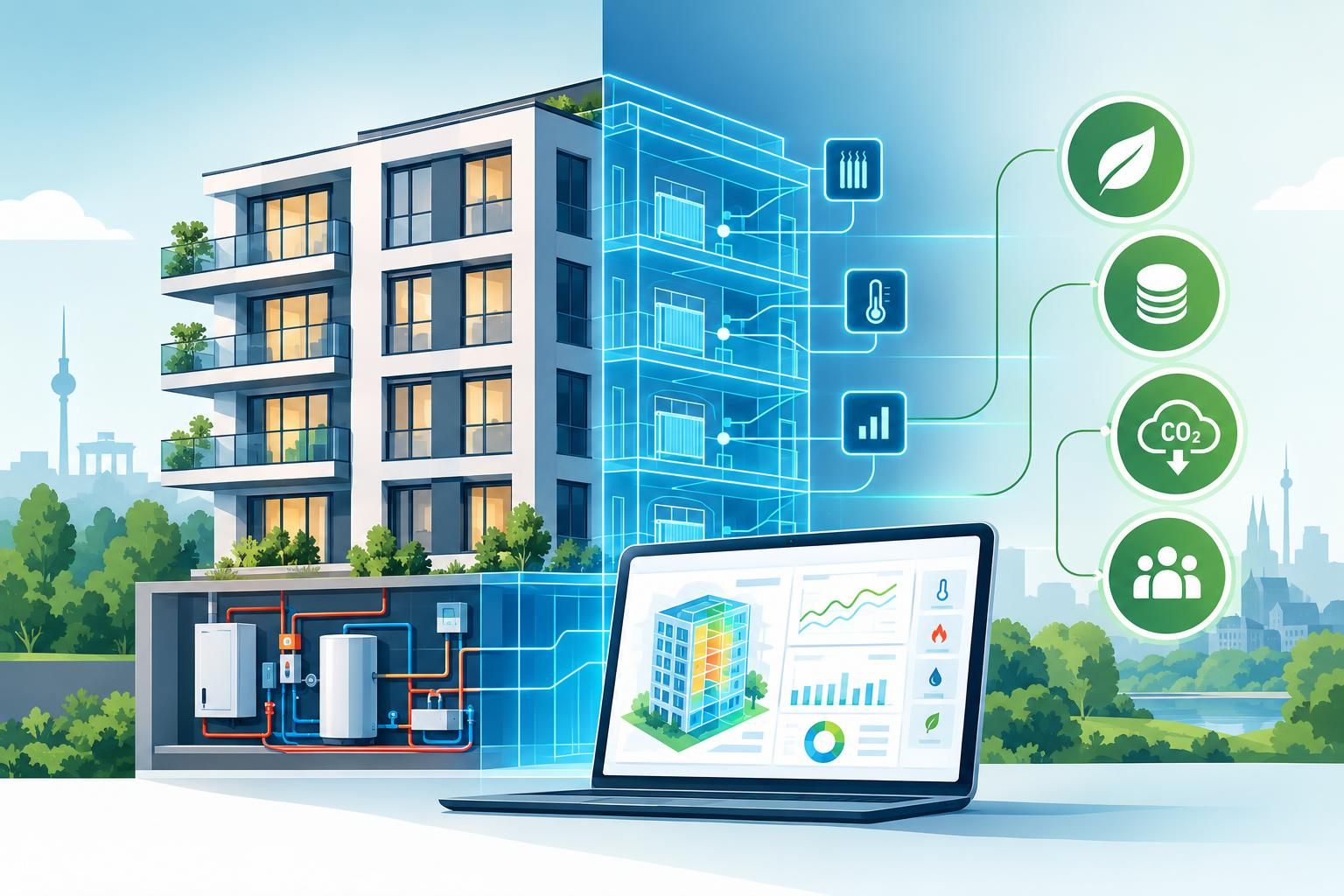 Digitaler Gebäudezwilling: Transparenz über Heizung & Verbrauch