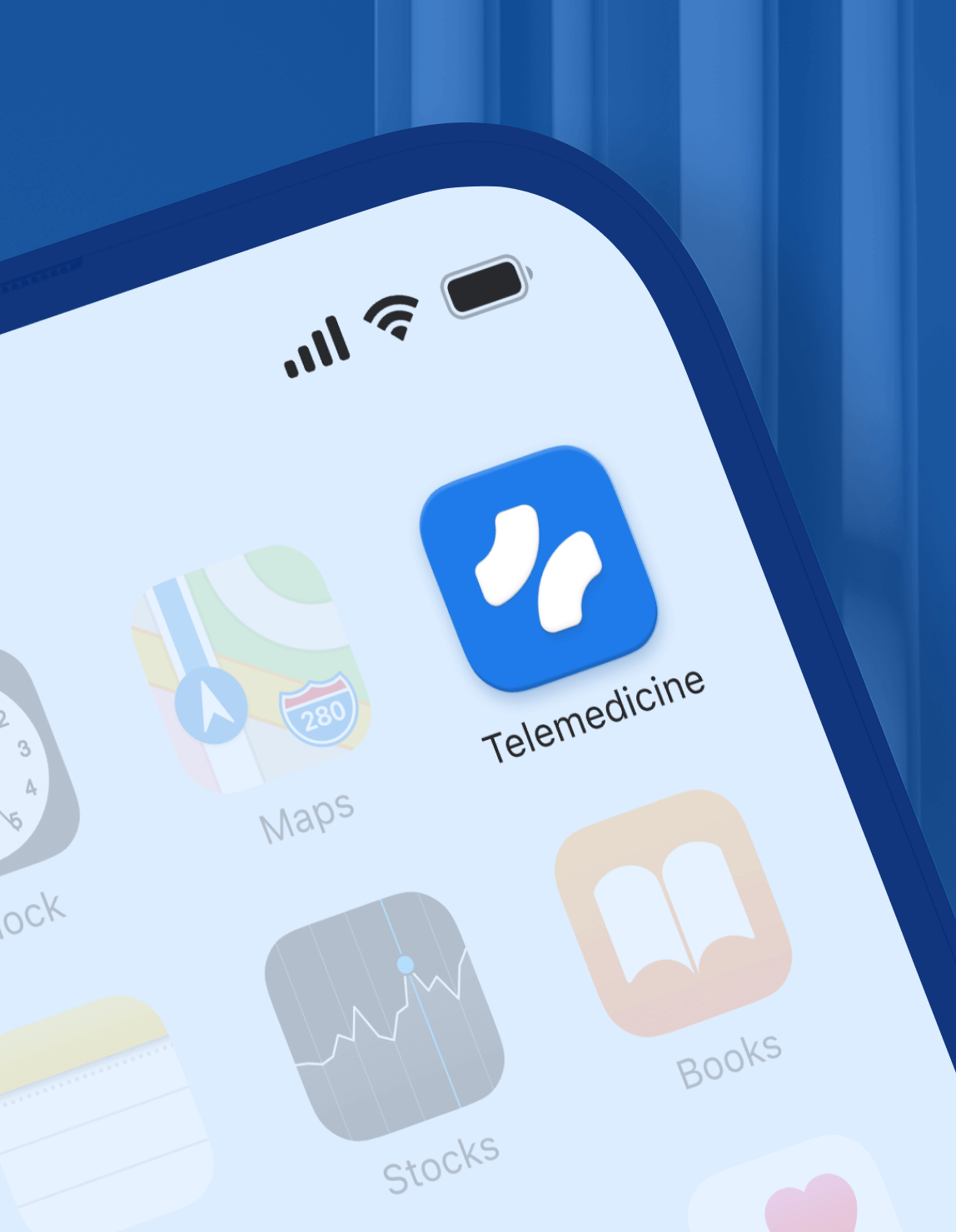 Smartphone CTA Image - Telemedicine X Webflow Template