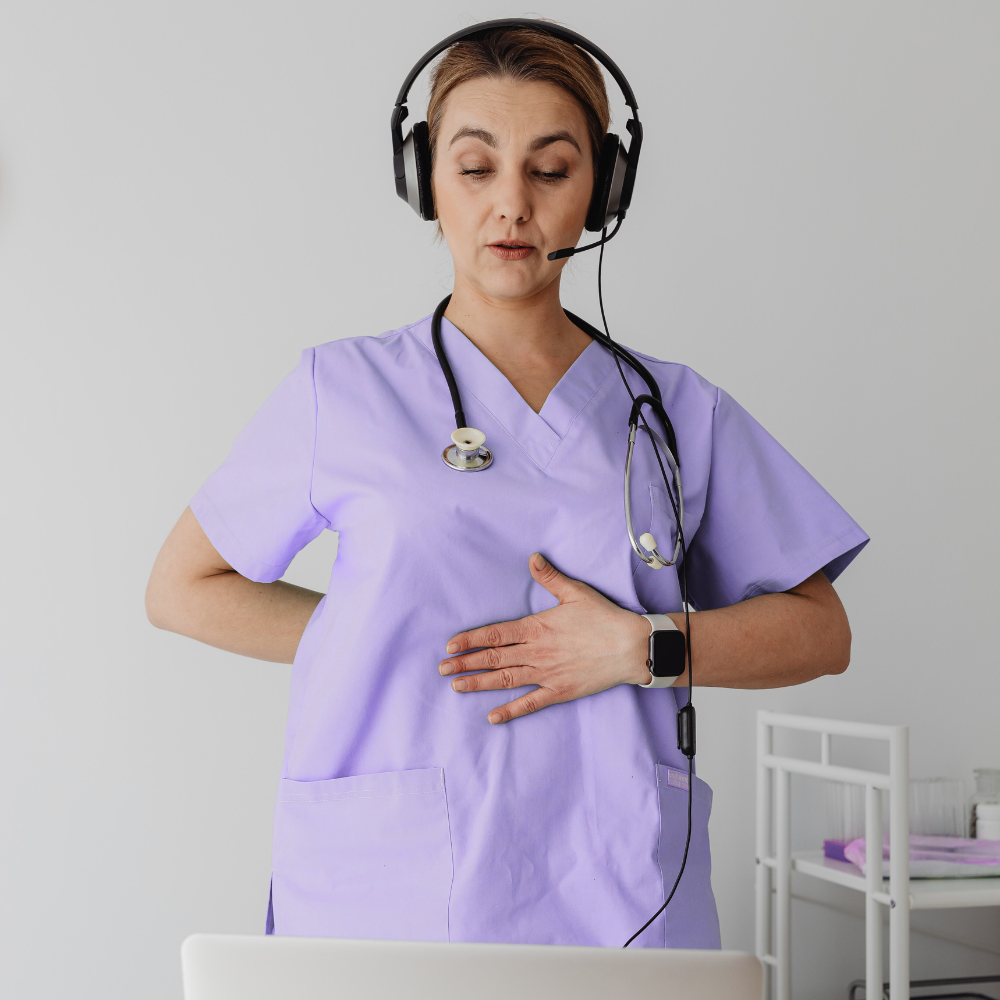 Virtual care support for women's health