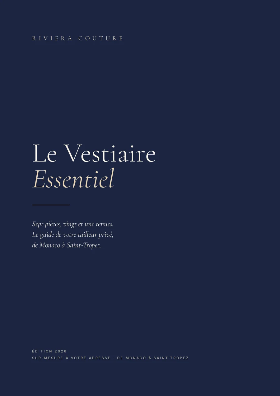 Couverture du guide Le Vestiaire Essentiel, édition 2026, Riviera Couture