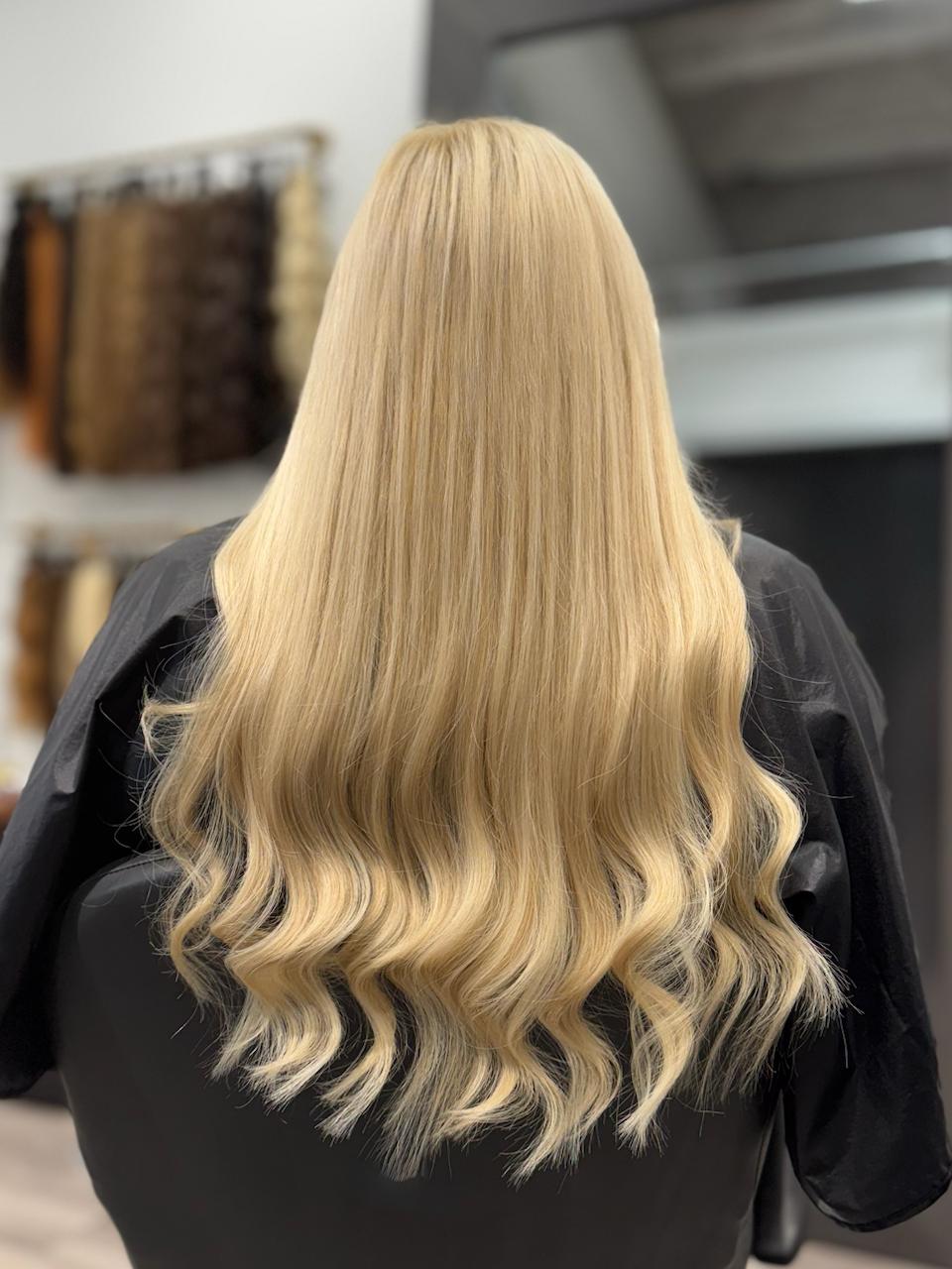 24” Ice Fusion Hair Extensions – Blonde | Houston