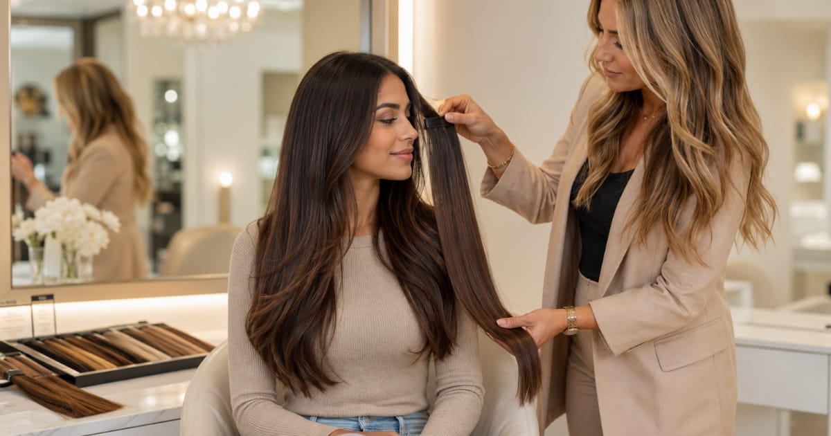 Hair Extension Consultation in Houston: What to Expect Before Installation