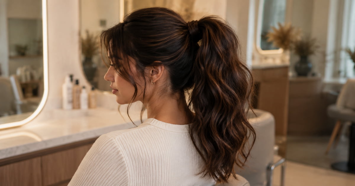 Can You Wear Ice Fusion Hair Extensions in a High Ponytail or Updo?