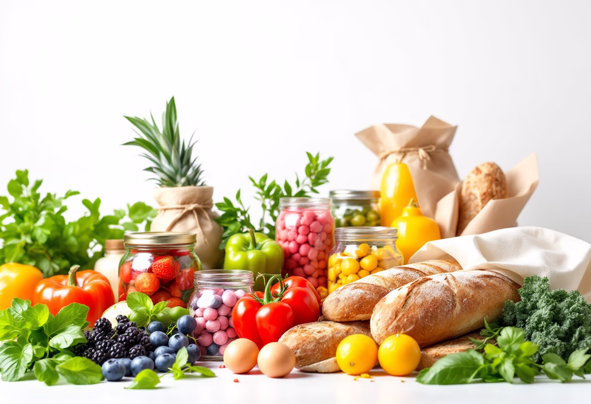 image of assortment of grocery products