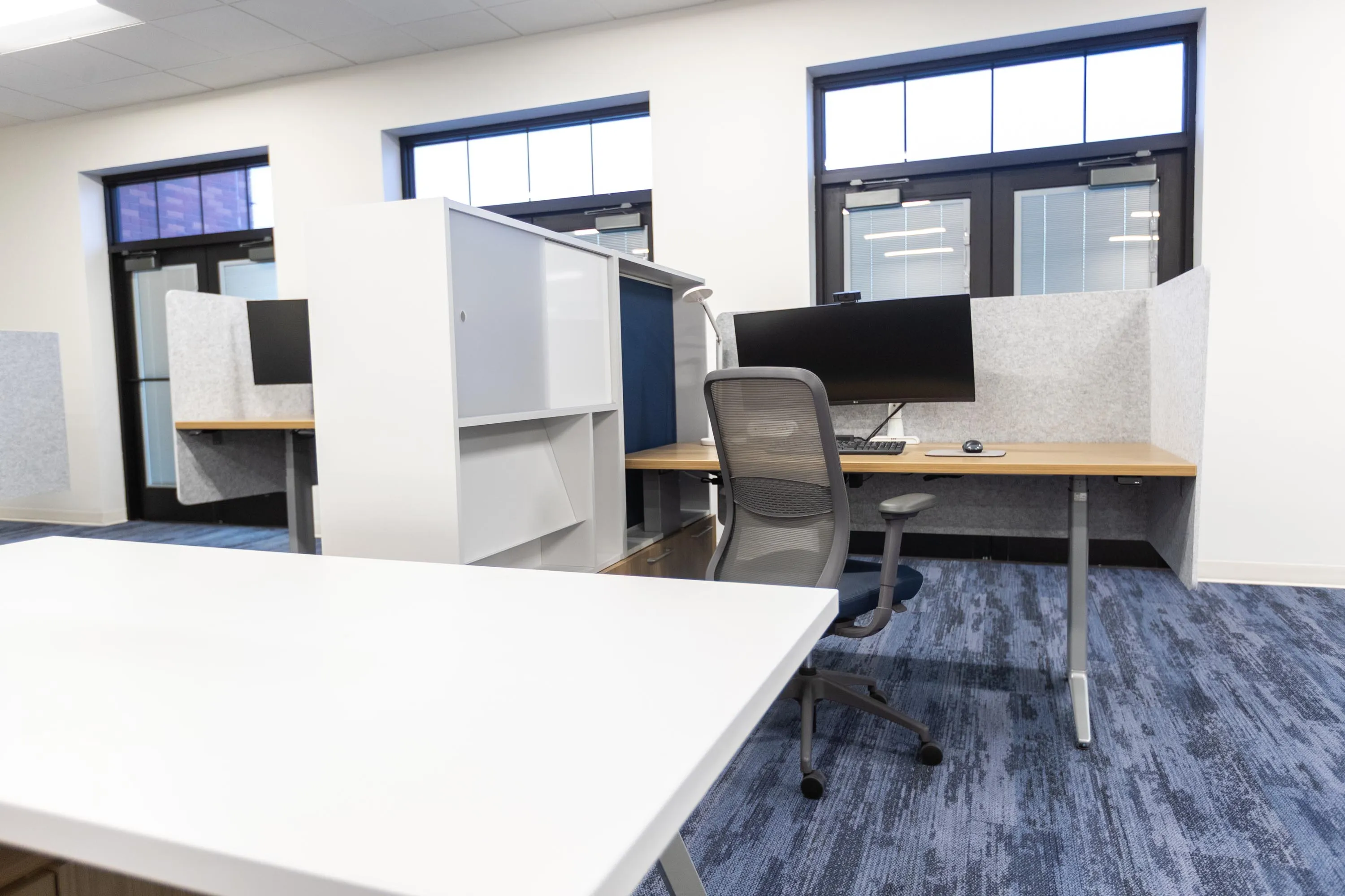 Office workstations wired by Avant Technologies