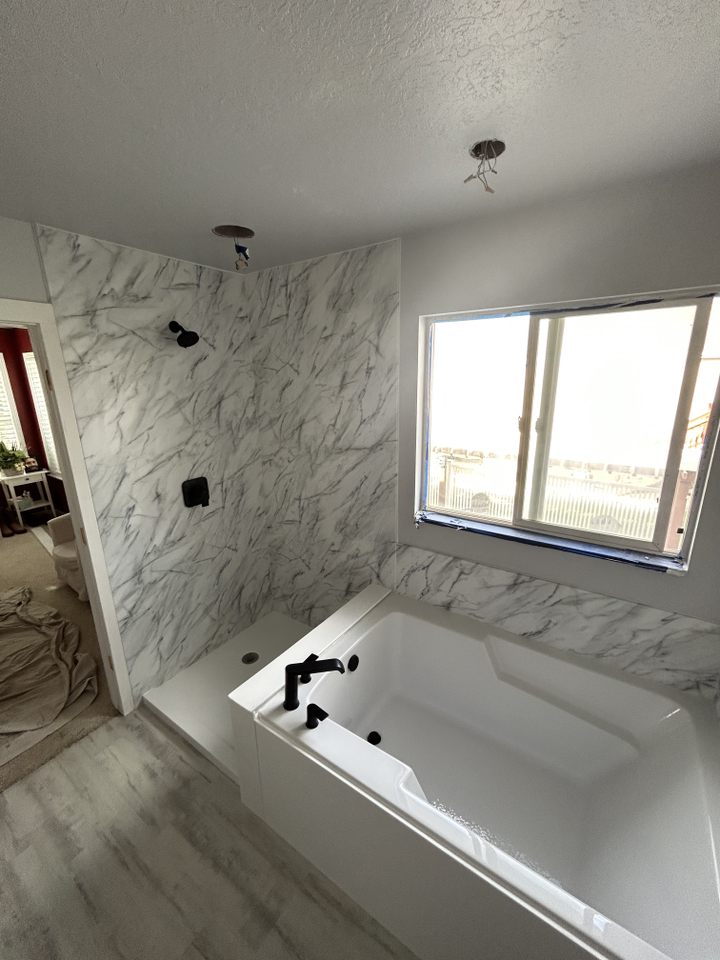 Shower and Tub Bathroom Remodel