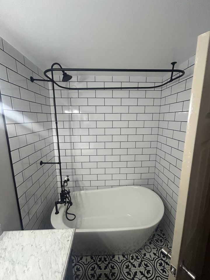 Clawfoot Shower Bathroom Remodel