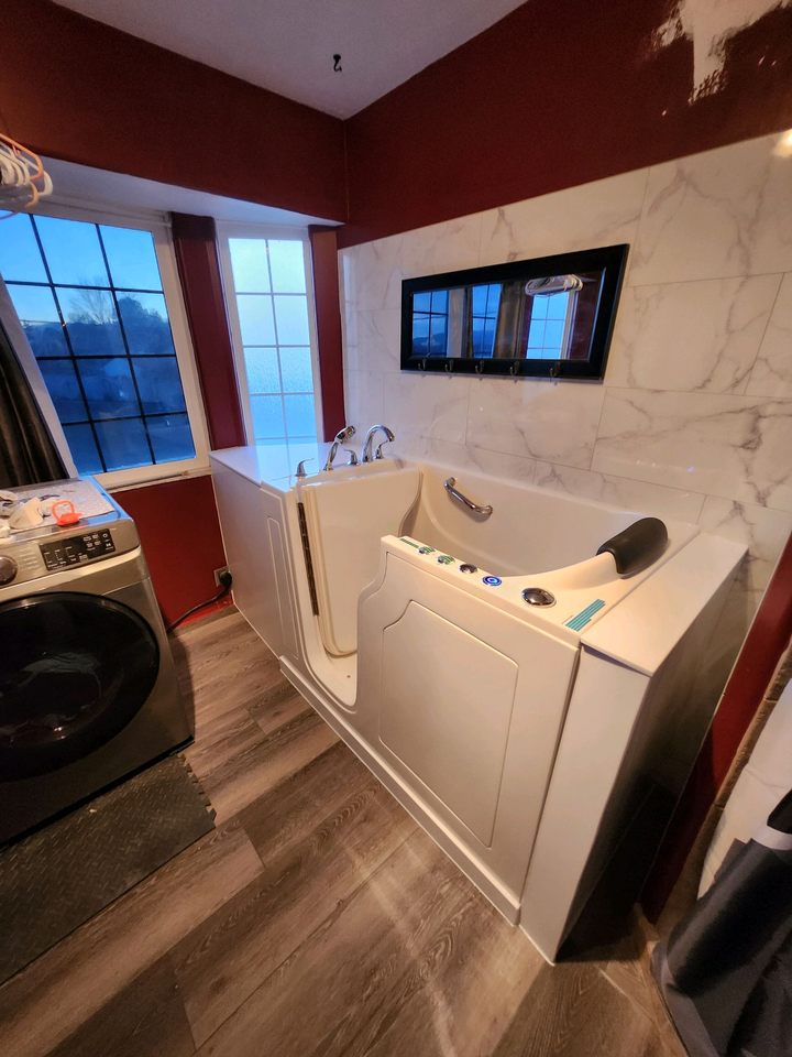 Bathroom Remodel with walk in tub