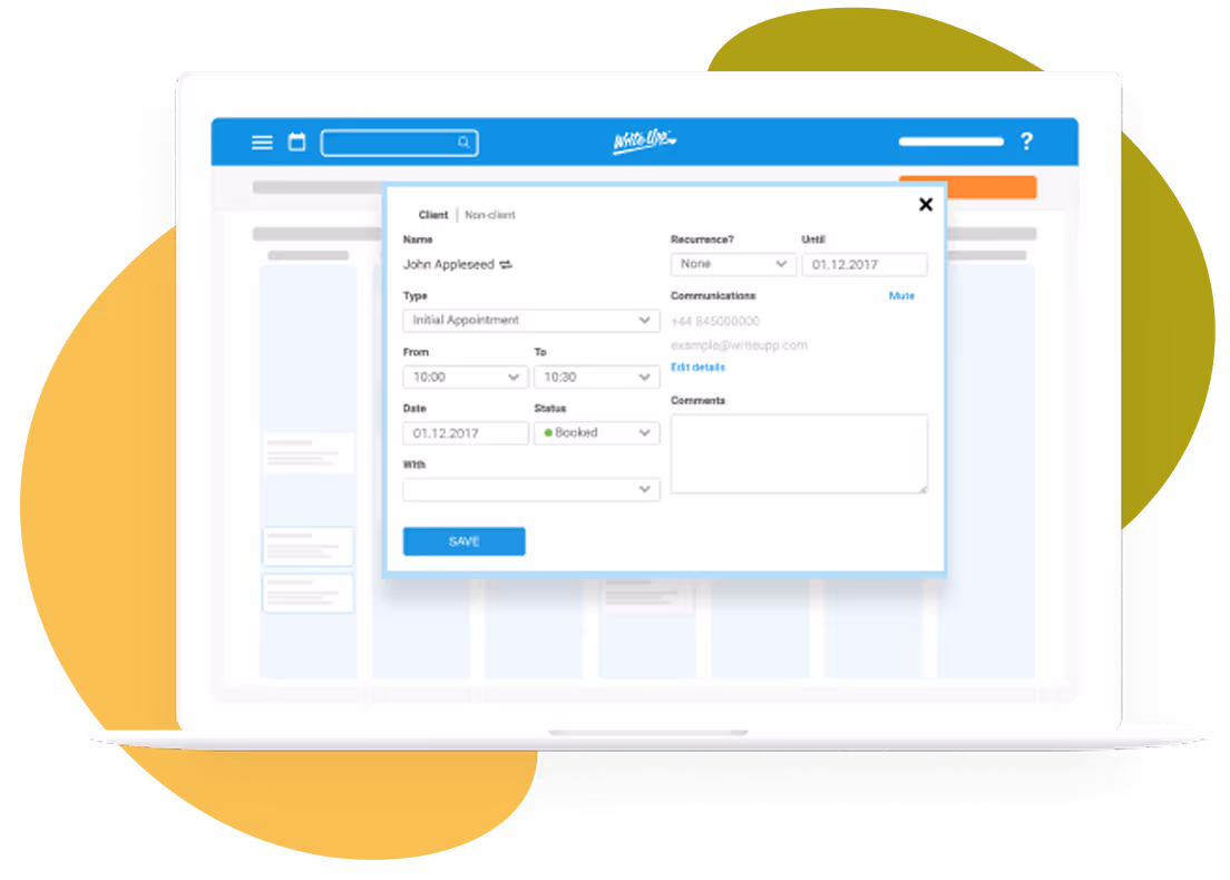 Diary management feature UI illustration