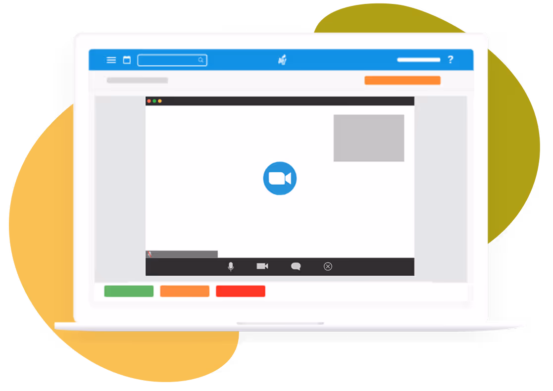 Video feature UI illustration