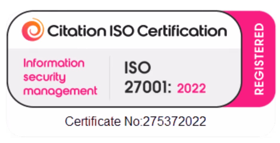 ISO Certification badge