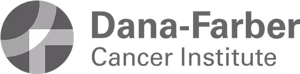 Dana-Farber Cancer Institute logo with a stylized circular graphic.
