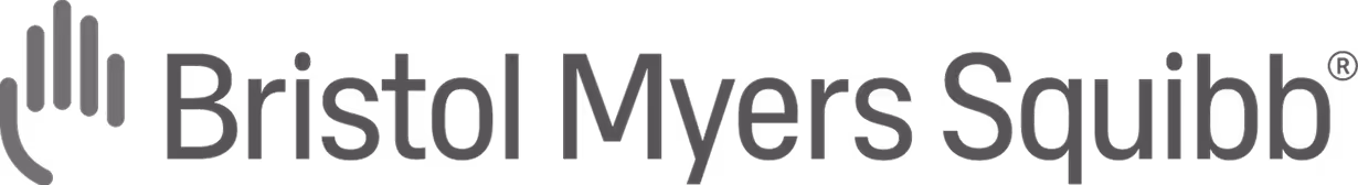 Bristol Myers Squibb company logo with vertical bars symbol.