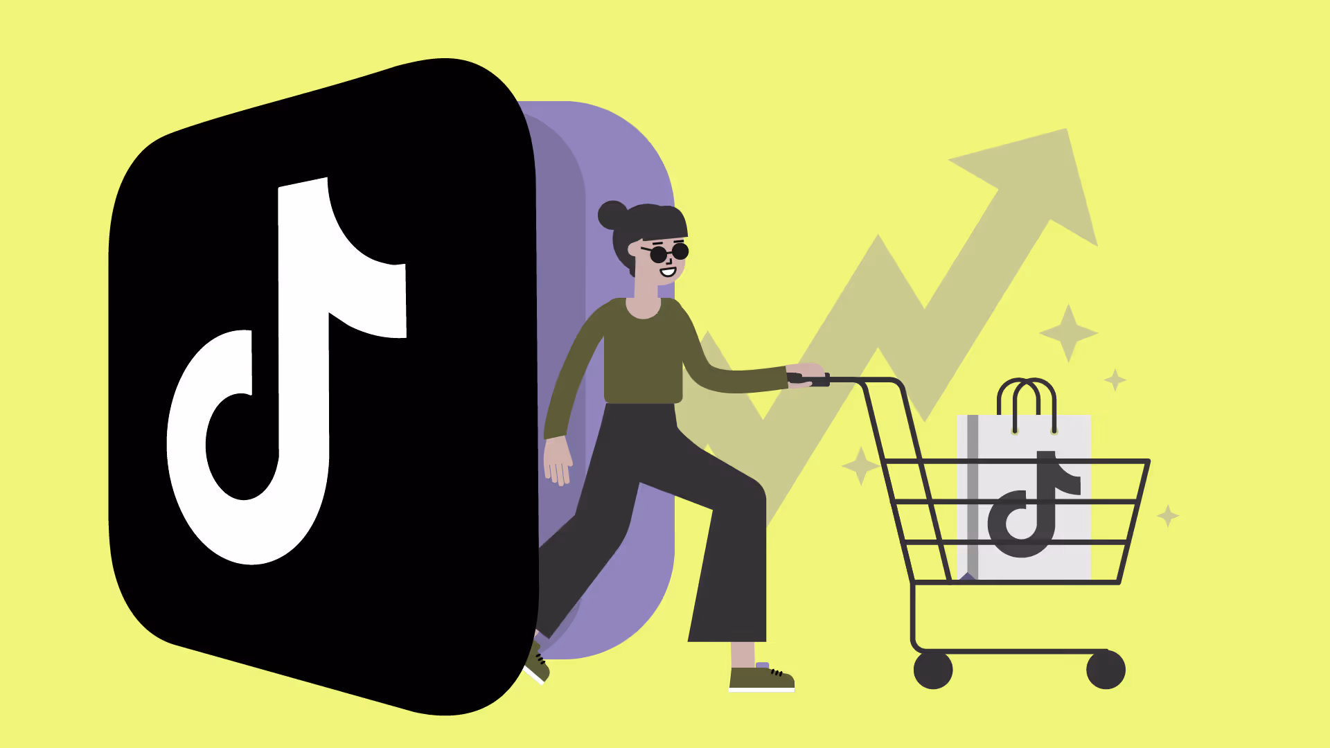 TikTok Shop mit Wachstumskurve