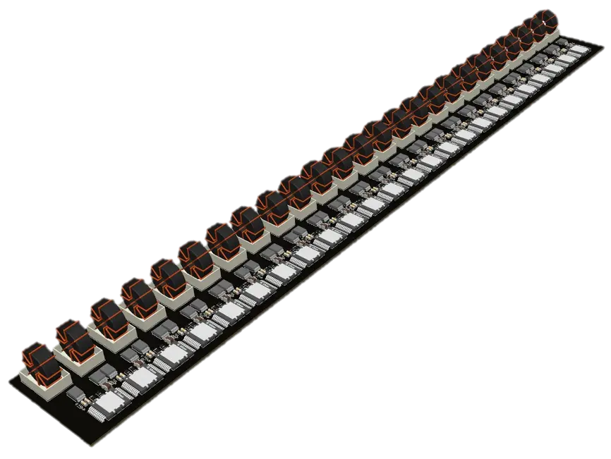 A 3D render of a hybrid solid-state circuit breaker (H-SSCB)