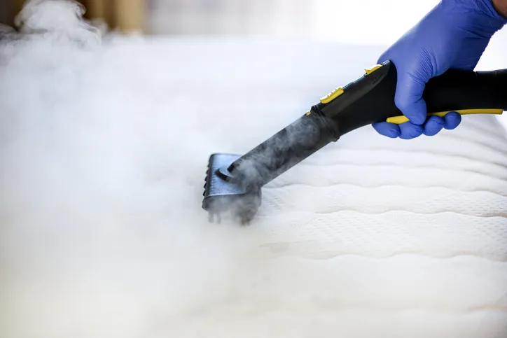 Mattress cleaning service removing dust mites allergens and odors