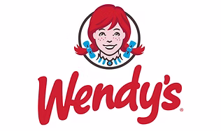 The Wendy's fast-food logo, featuring the smiling girl's face, representing the convenient chain for classic burgers, fries, and quick meals.