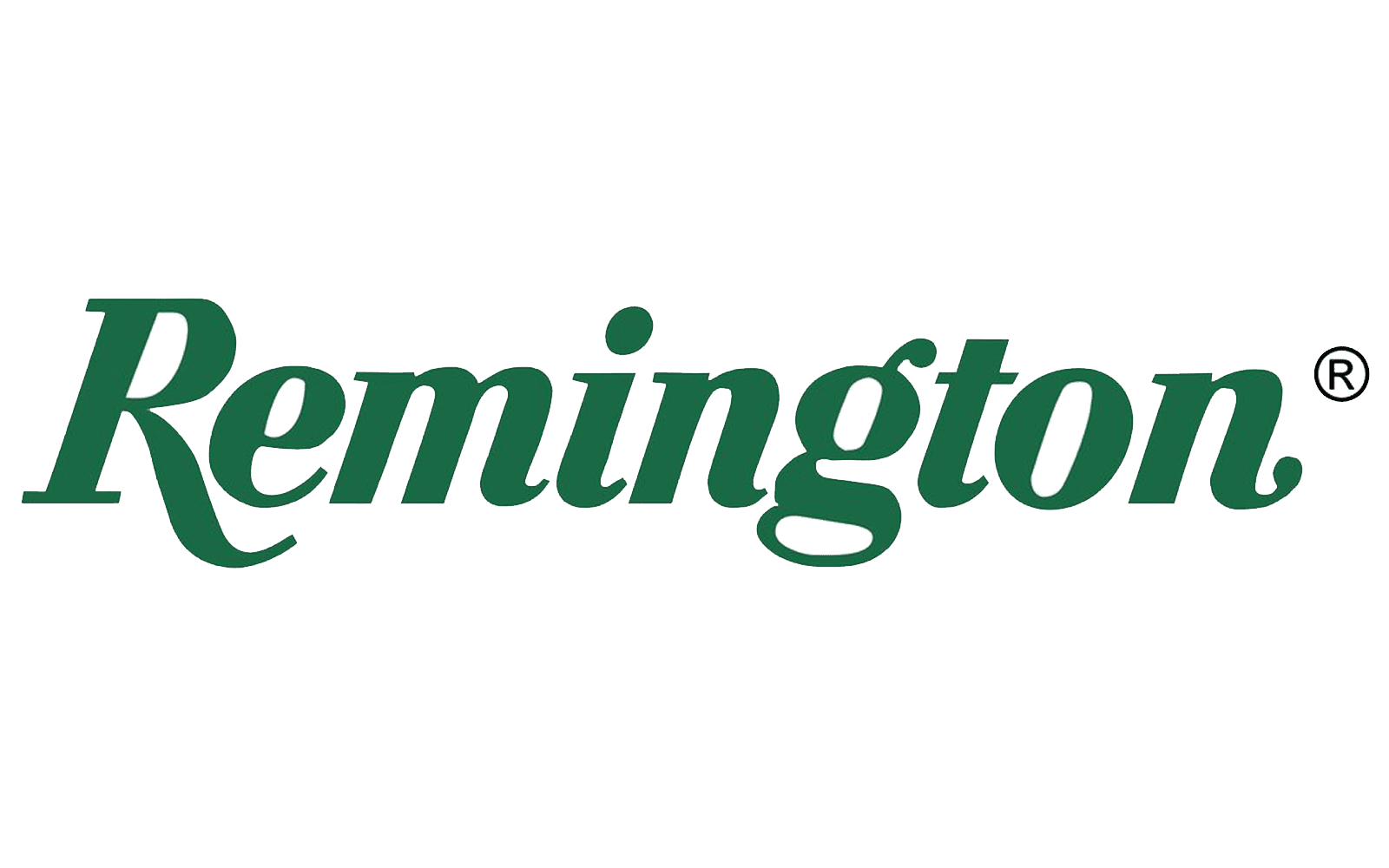 Remington brand name in green italic serif font with registered trademark symbol.
