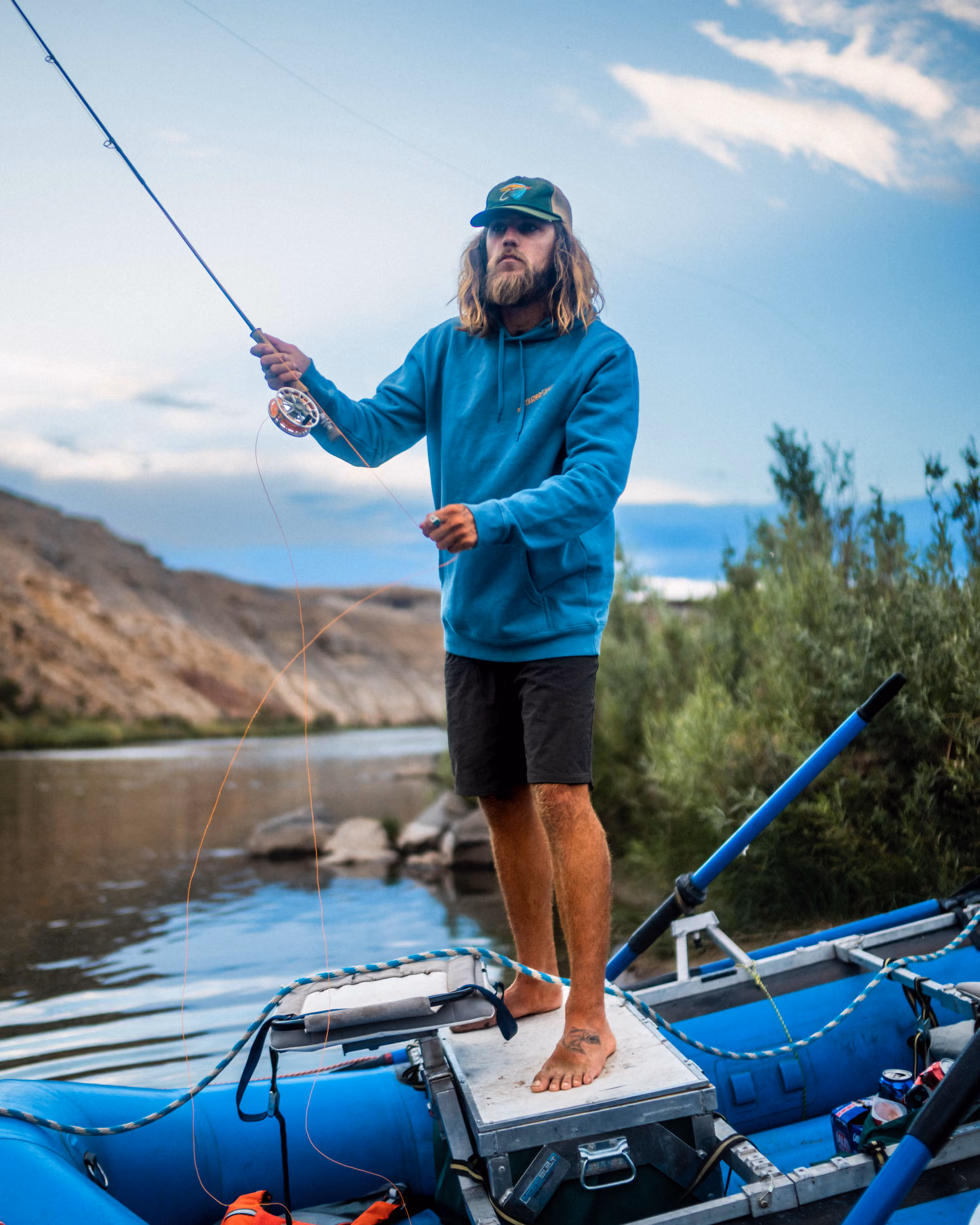 Seager X Flylords Dry Fly Hoodie