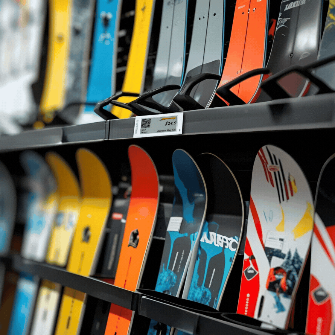 [background image] retail setting (for a tech gadgets store)