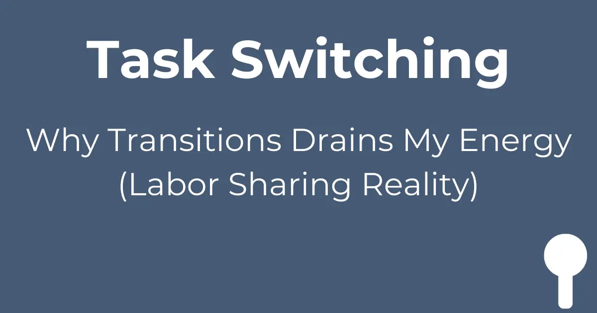 Task switching drains energy - labor sharing reality in warehouse work