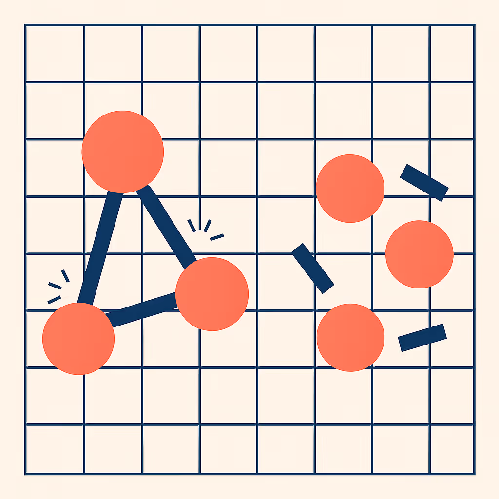 Modern recruitment technology and talent matching illustration