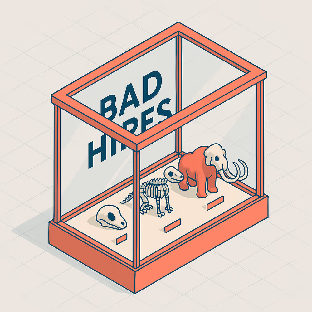 Future of work and team building illustration