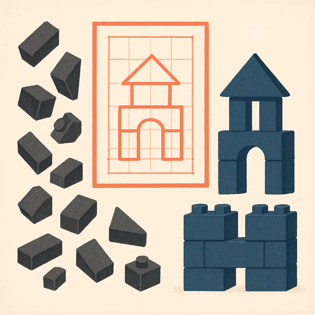 Team building and collaboration illustration