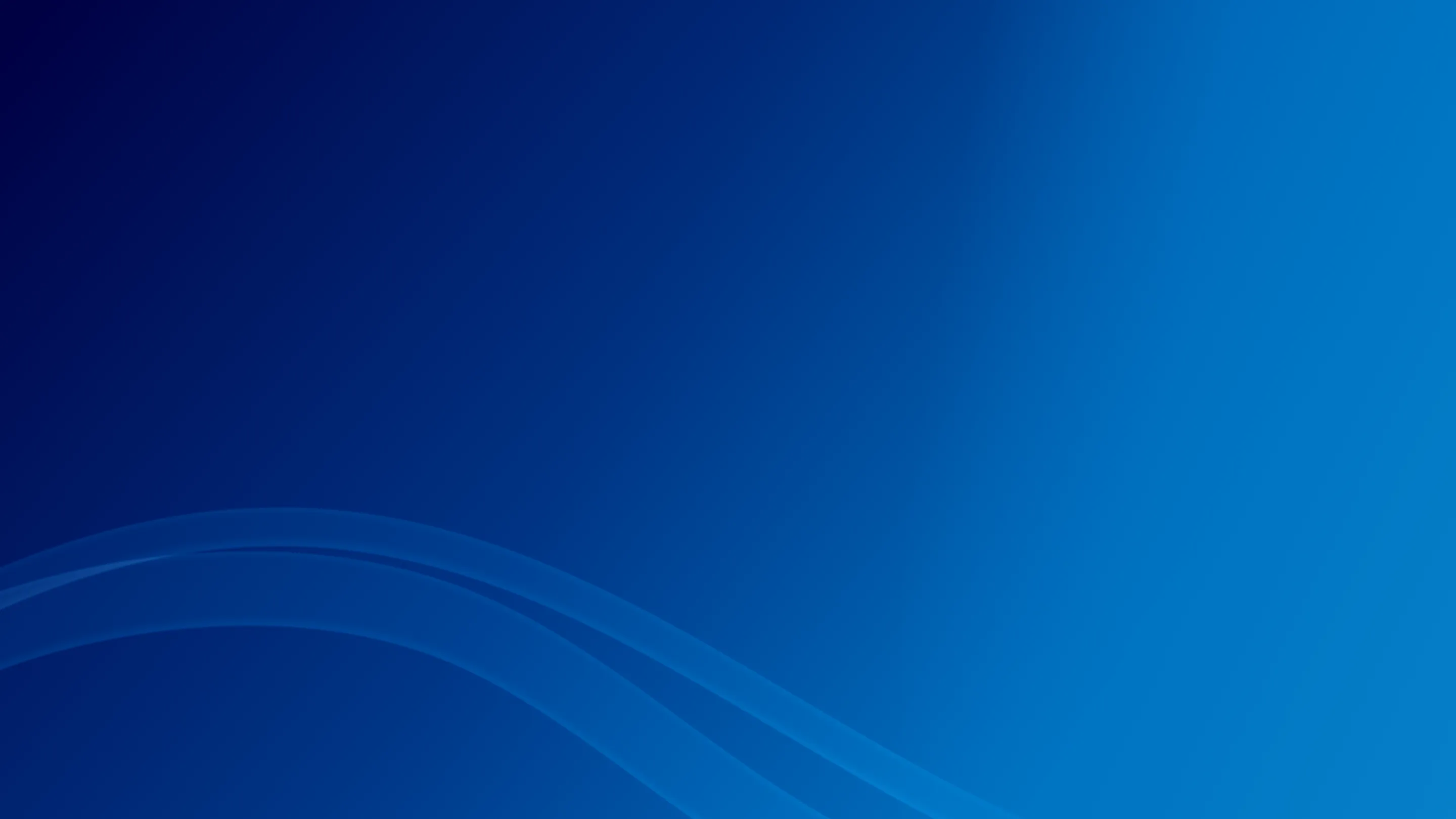 Vibrant blue background with smooth curves, ideal for digital design or technology themes.