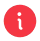 Bold red information icon used for alerts and notifications.