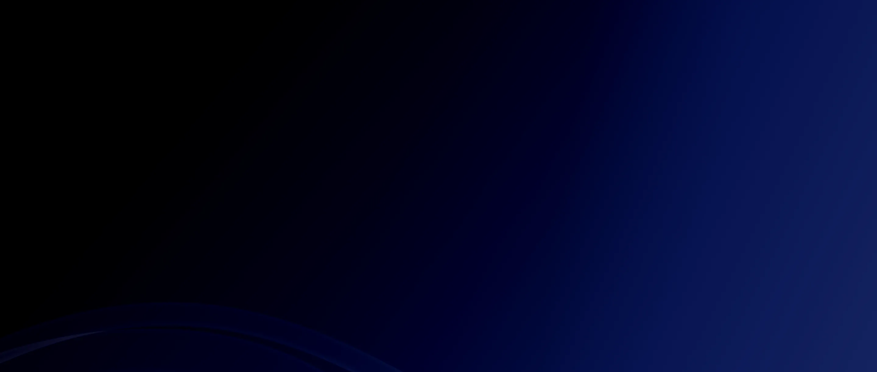 A smooth dark blue gradient with subtle curved lines, creating a calming visual background.
