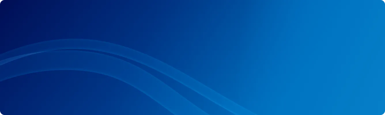 A smooth gradient background in varying shades of blue with curved lines for a modern design theme.