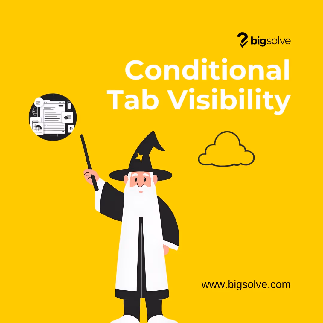 Conditional visibility for individual tabs in the Salesforce Lightning App Builder