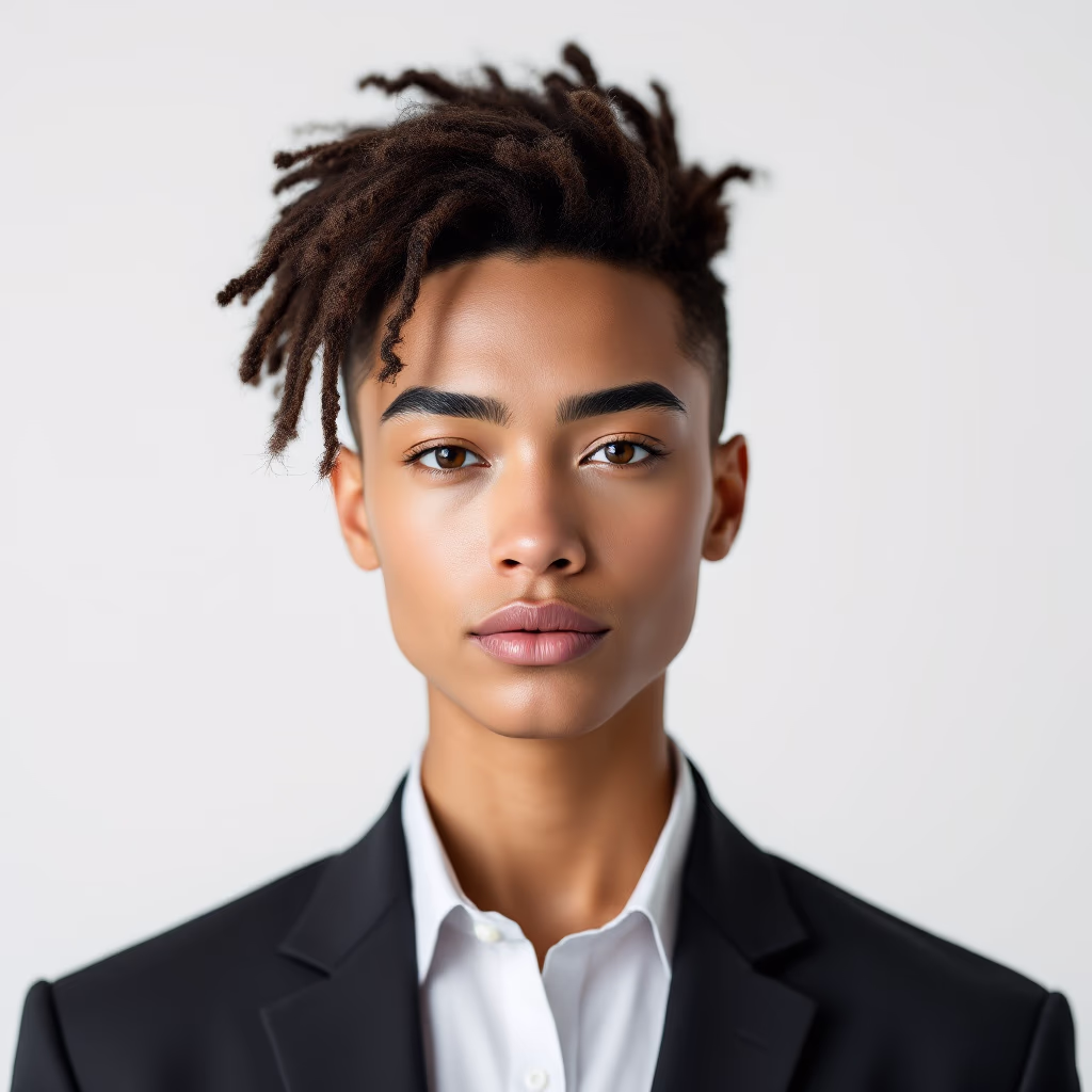 [headshot] image of customer giving a testimonial (for an ai biotech company)