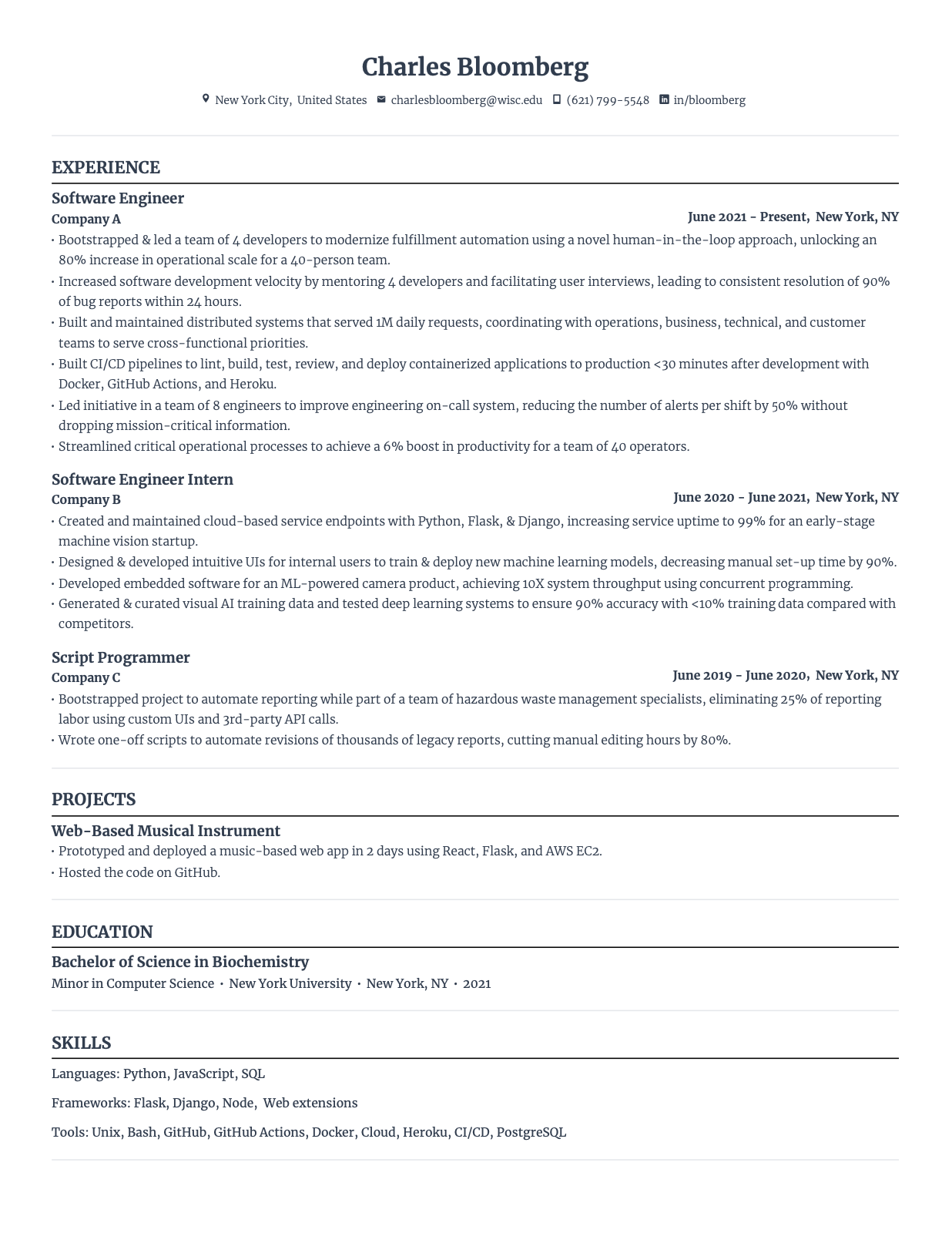 Software Engineer Resume Guide 2025