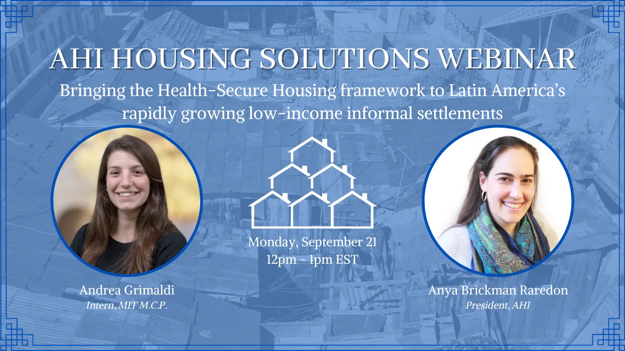 Health Secure Housing Framework in Latin America’s Rapidly Growing Low-income Informal Settlements