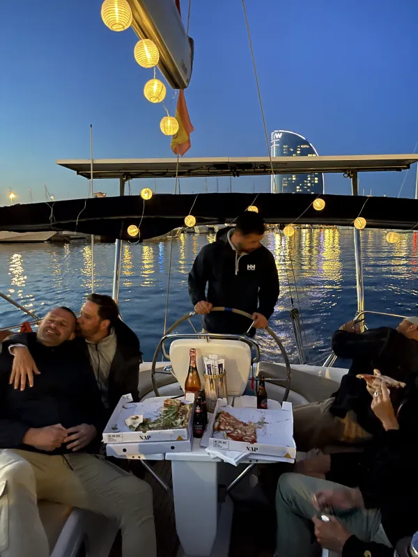boat night tour barcelona