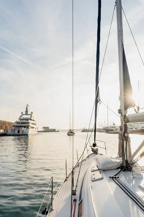a vela boat tour departing from port marina vela