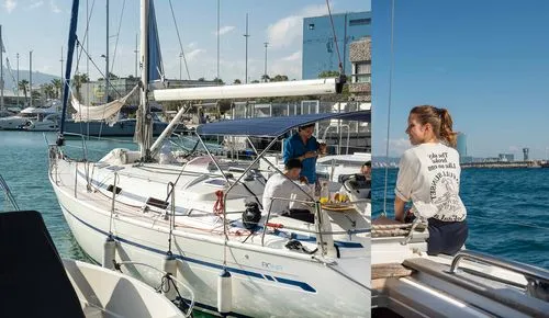 vela boat trip in barcelona private