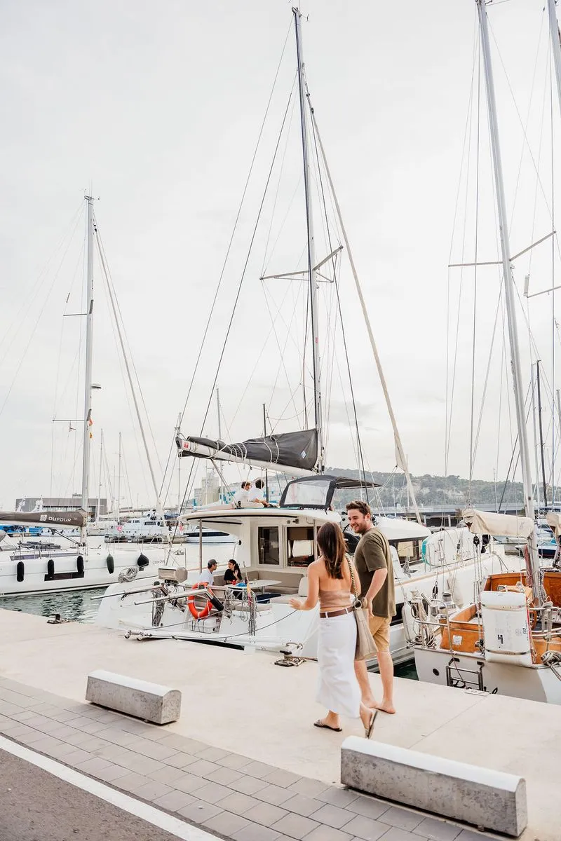 catamaran in Barcelona