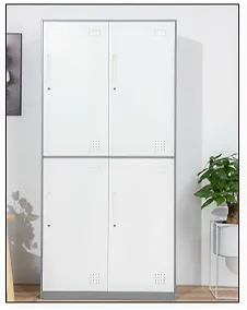 4-Door Metal Locker for multiple user storage