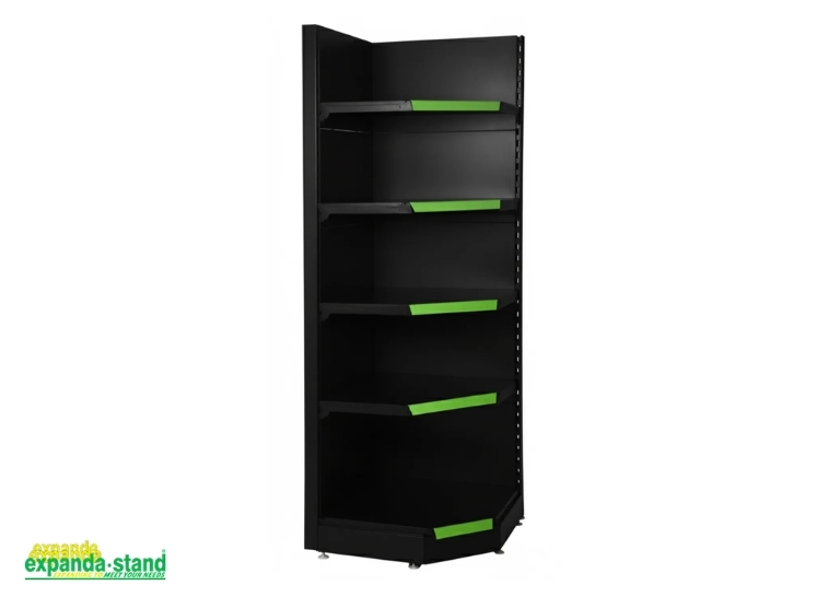 Corner Supermarket Display Racks