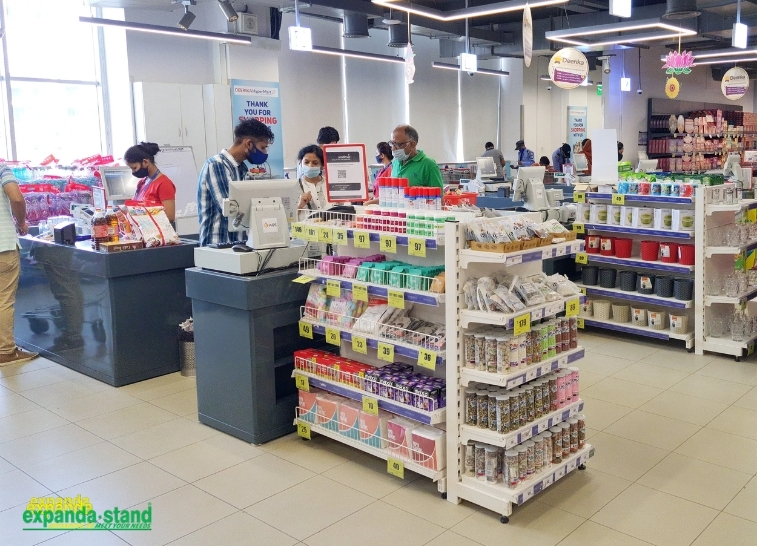 Cashier Gondolas Checkout Display
