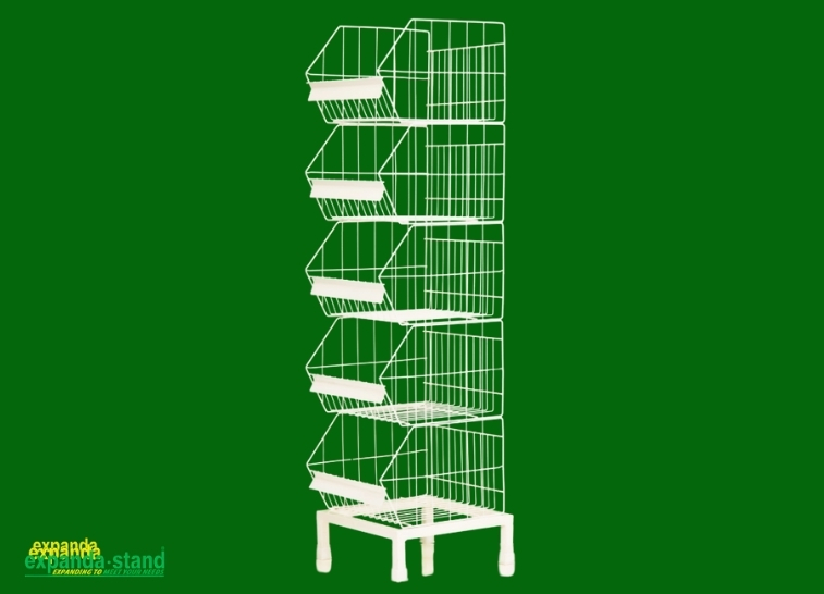Corner Supermarket Display Racks